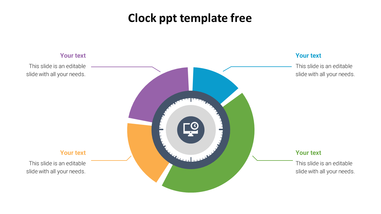 clock ppt template free